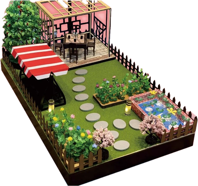 花園 手工紙紮