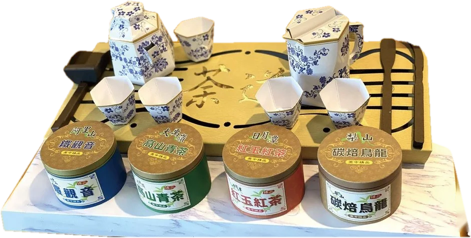 宜香茶具 手工紙紮