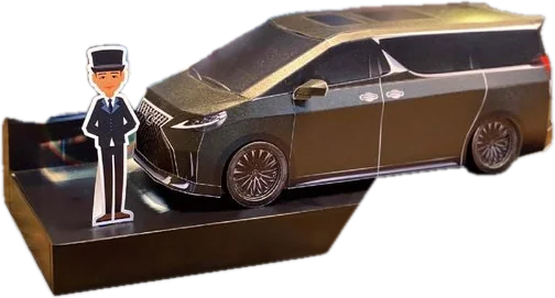 LEXUS LM(黑) 手工紙紮